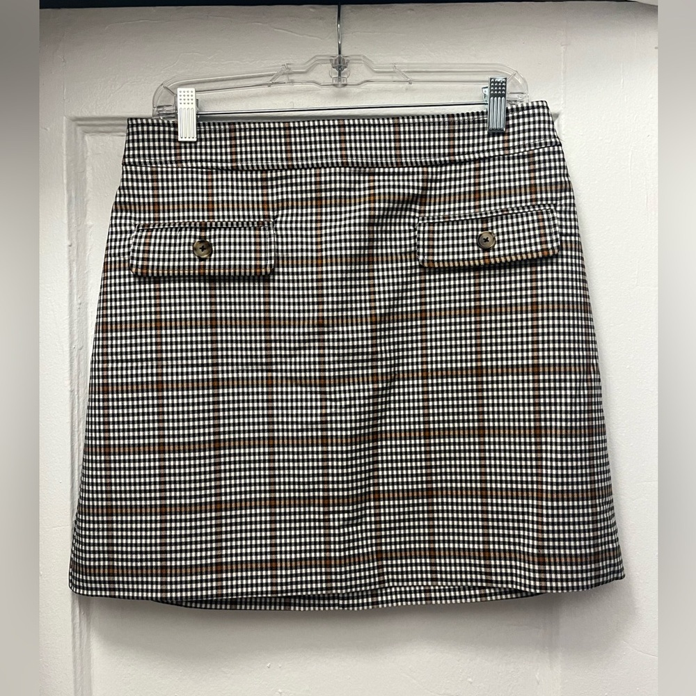 LOFT Plaid Skirt